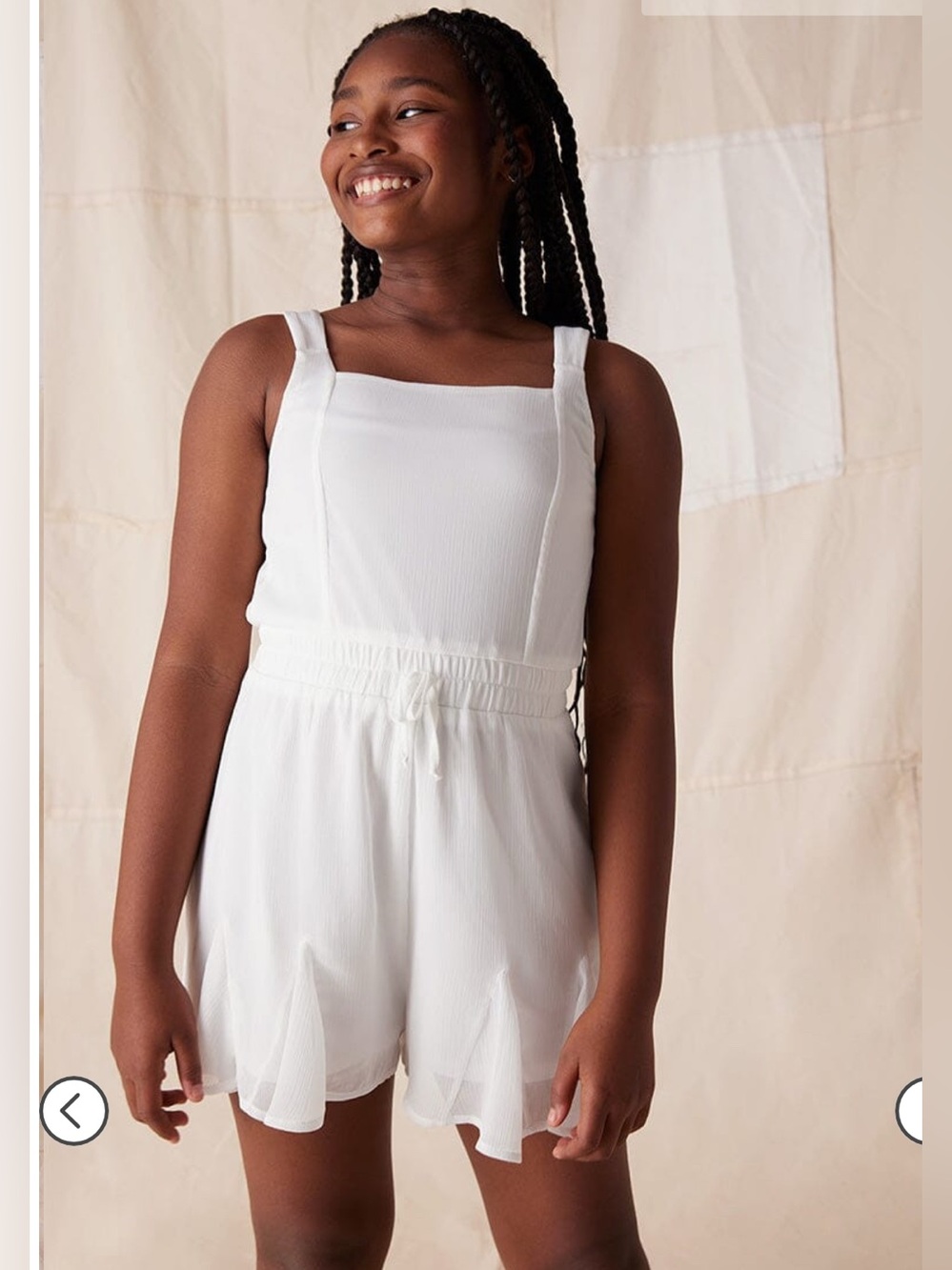 Hello Franki Sleeveless Godet Romper for girls (My36)